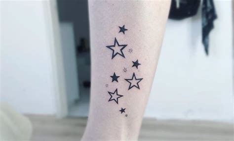 tatuajes de estrellas en la pierna|Tatuajes de estrellas – Diseños, Estilos, Significados